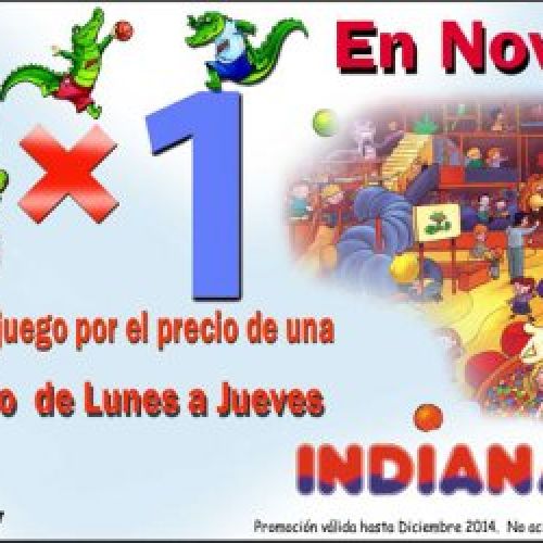 Promociones Indiana Bill Valladolid - noviembre